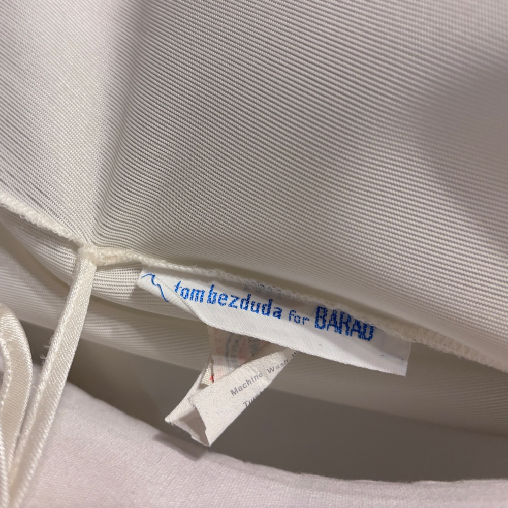 TOM BEZDUDA for BARAD Bridal Peignoir Robe Lace Detail VINTAGE - Picture 7 of 10